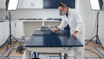 Professional cabinet painting service in Pittsburgh, PA for durable, stylish kitchen refinishing