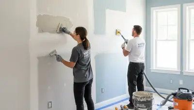 Professional drywall repair and wall restoration in Pittsburgh, PA homes by expert painters