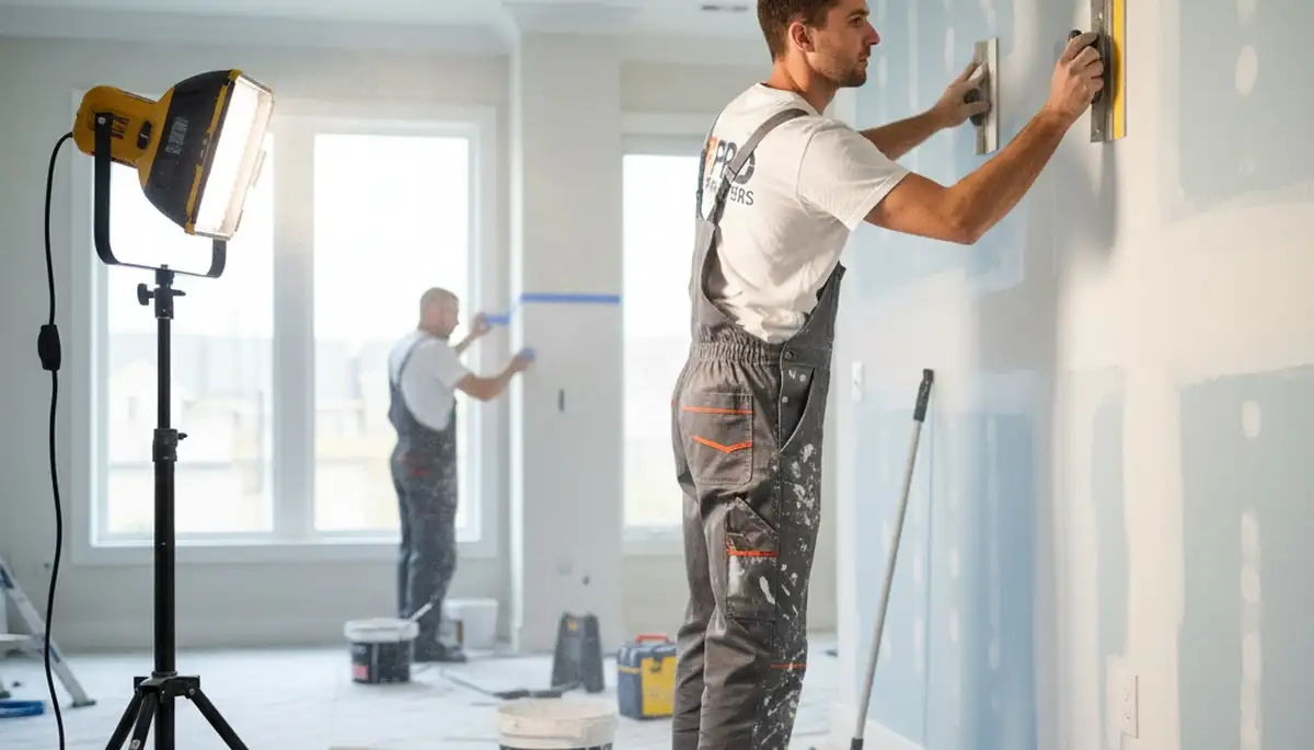 Professional drywall repair and wall painting in Pittsburgh PA home by expert local painters