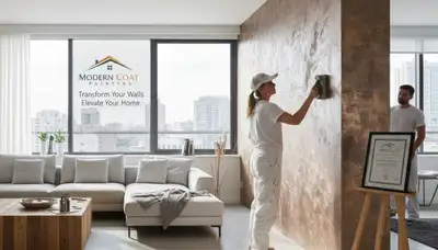 Professional faux painting and decorative wall finishes by expert painters in Pittsburgh, PA