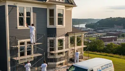 Professional house painting services in Pittsburgh, PA for residential exteriors and interiors
