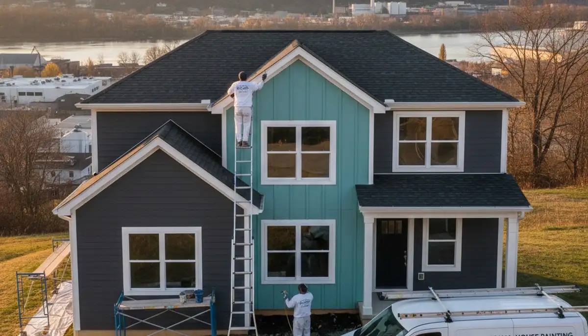 Professional house painting service in Pittsburgh, PA for interior and exterior home projects
