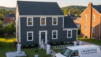 Professional house painting service in Pittsburgh, PA for residential interior and exterior projects