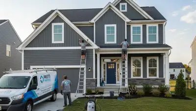 Professional house painting service in Pittsburgh, PA for residential interior and exterior homes