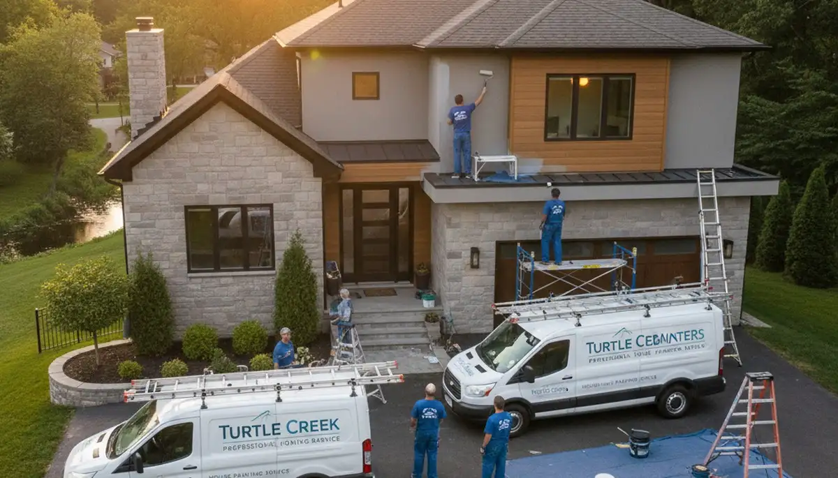 Professional house painters serving Pittsburgh, PA with expert interior and exterior painting services