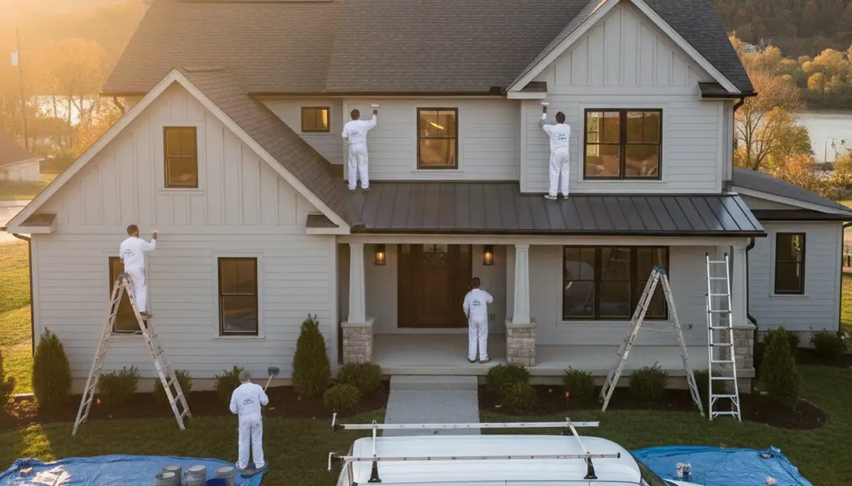 Professional house painting services in Pittsburgh, PA for residential exteriors and interiors