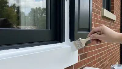 Professional trim painting in Pittsburgh, PA with precision brushwork for clean, durable home exterior lines