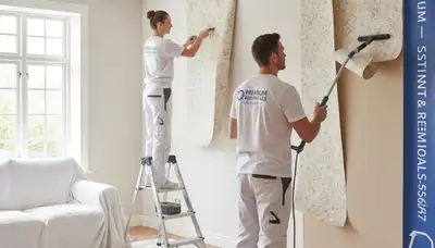 Professional wallpaper removal and wall prep by expert painters in Pittsburgh, PA